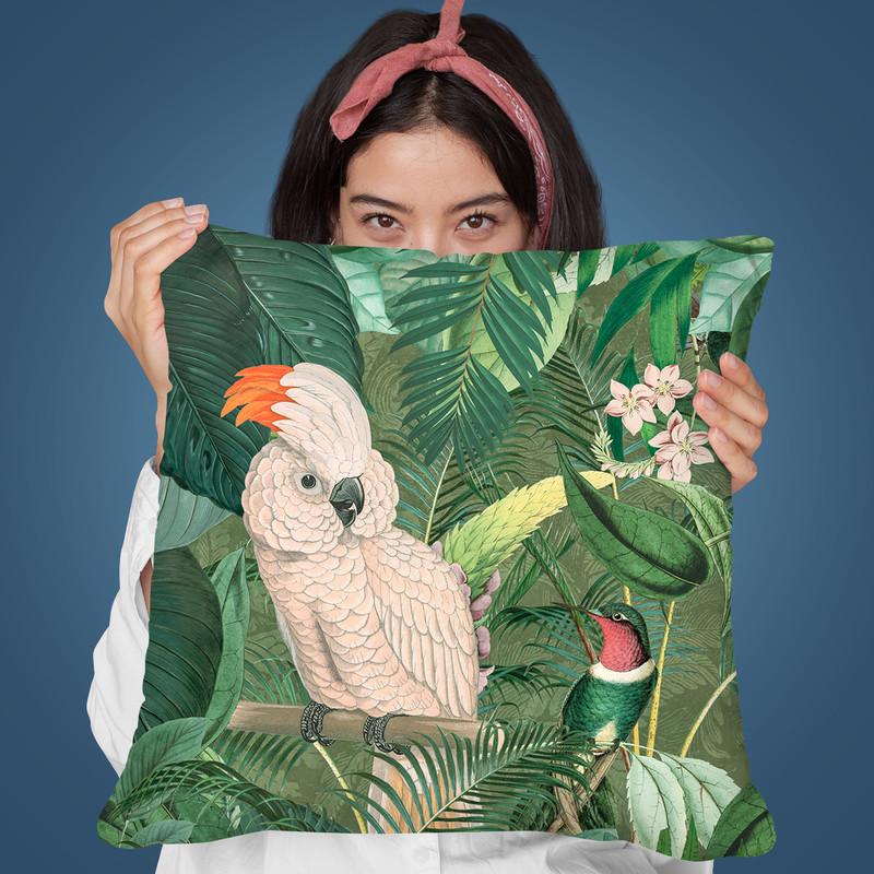 Jungle Friends Throw Pillow By Andrea Haase