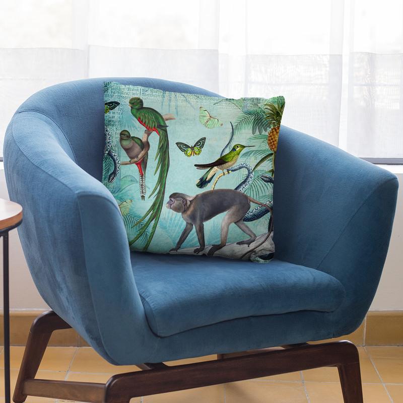 Jungle Paradise Throw Pillow By Andrea Haase