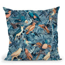 Jungle Parrots Vi Throw Pillow By Andrea Haase