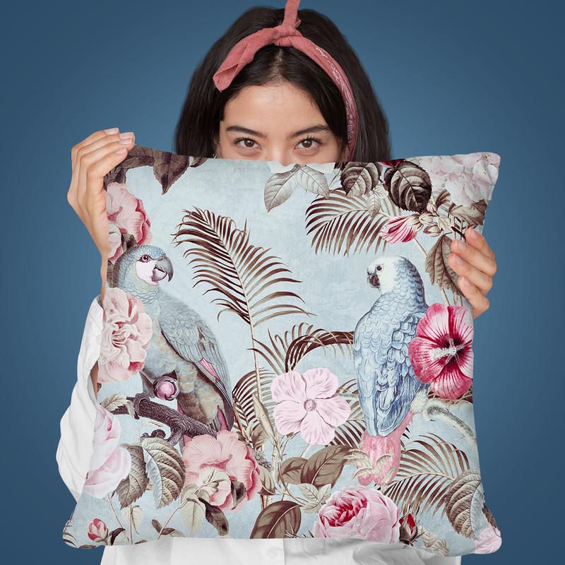 Jungle Rendevous I Throw Pillow By Andrea Haase