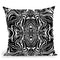 Kaleido Black And White Throw Pillow By Andrea Haase