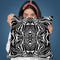 Kaleido Black And White Throw Pillow By Andrea Haase