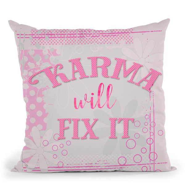 Karma Throw Pillow By Andrea Haase