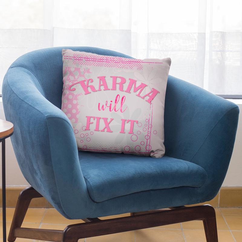 Karma Throw Pillow By Andrea Haase