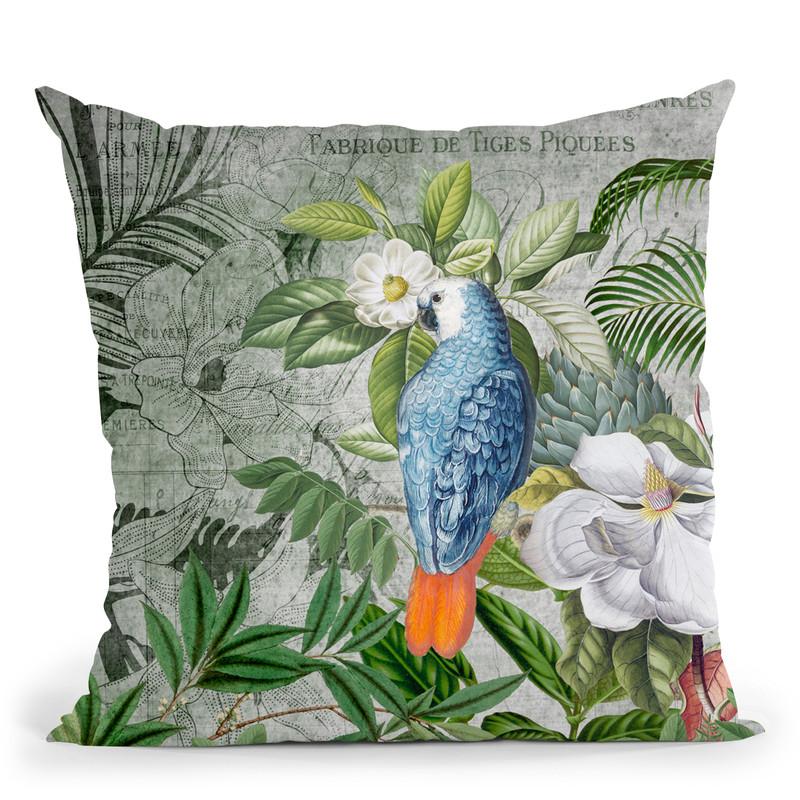 Kingdom Of Birds Throw Pillow By Andrea Haase
