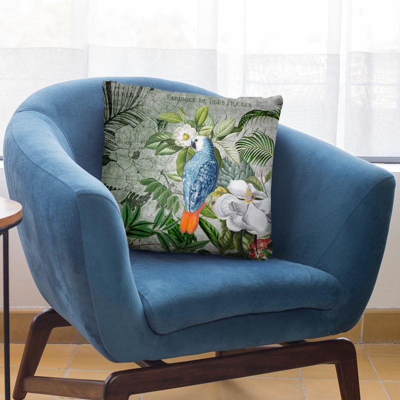 Kingdom Of Birds Throw Pillow By Andrea Haase