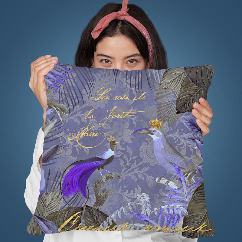 Kings Of The Jungle Throw Pillow By Andrea Haase