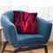 Laser Marble Red Throw Pillow By Andrea Haase