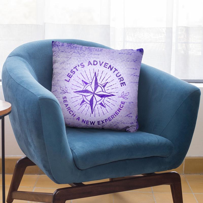 Let'S Adventure Throw Pillow By Andrea Haase