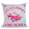 Life Is A Journey Throw Pillow By Andrea Haase