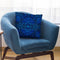 Liquid Glamour Blue Tile Throw Pillow By Andrea Haase