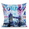 London Blue Wc Throw Pillow By Andrea Haase