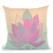 Lotus Flower Throw Pillow By Andrea Haase