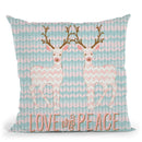 Love And Peace Throw Pillow By Andrea Haase