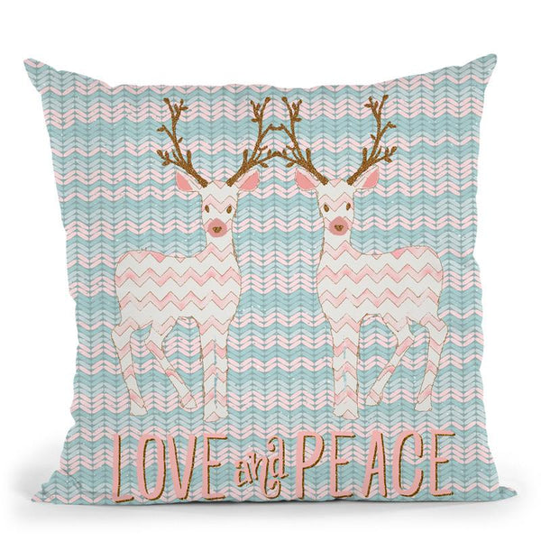Love And Peace Throw Pillow By Andrea Haase