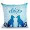 Love Cats Throw Pillow By Andrea Haase