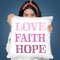 Love Faith I Throw Pillow By Andrea Haase