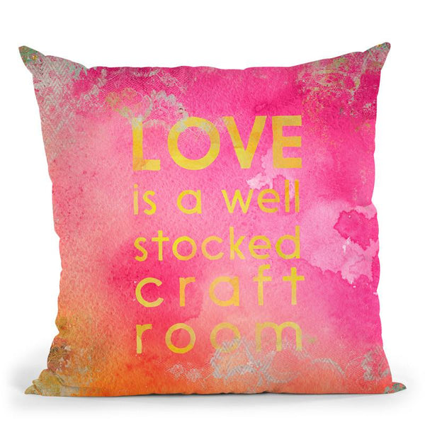Love Is Throw Pillow By Andrea Haase