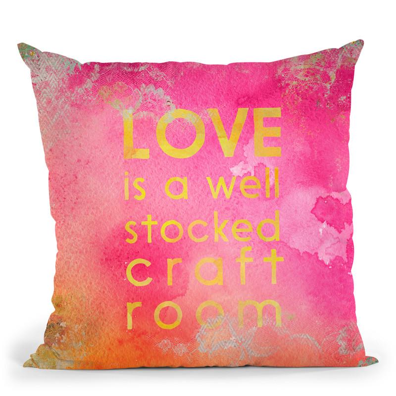 Love Is Throw Pillow By Andrea Haase