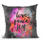 Love Peace Joy Throw Pillow By Andrea Haase