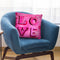 Love Pink Throw Pillow By Andrea Haase