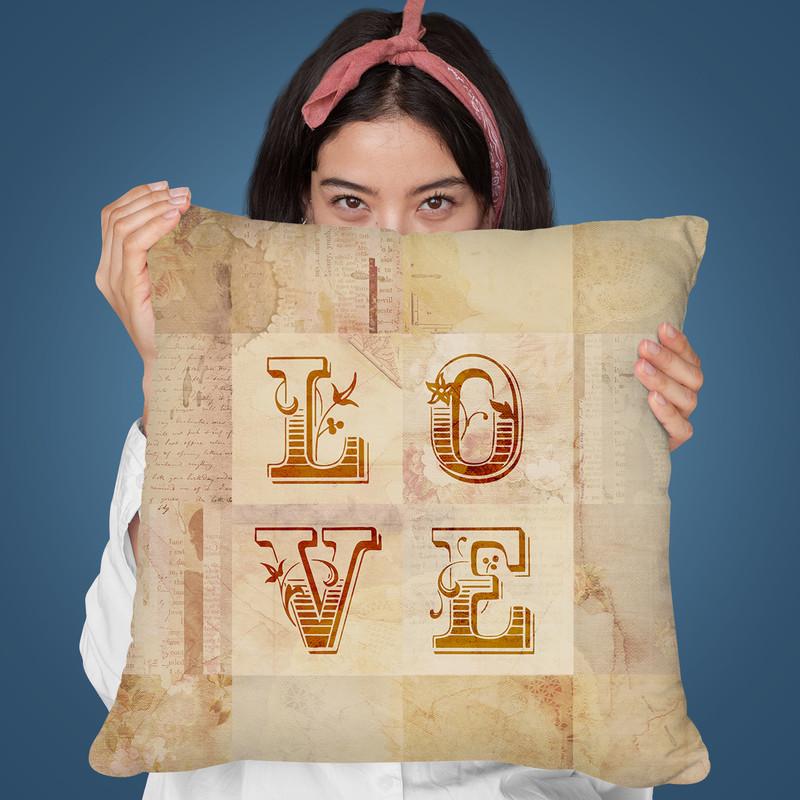 Love Throw Pillow By Andrea Haase