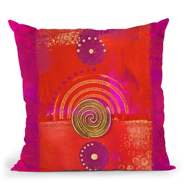 Magic Sun Throw Pillow By Andrea Haase
