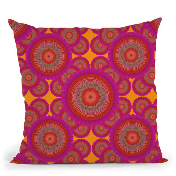 Magic Sun I Throw Pillow By Andrea Haase