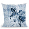 Magnolia Blue Throw Pillow By Andrea Haase