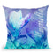 Magnolia Blue I Throw Pillow By Andrea Haase