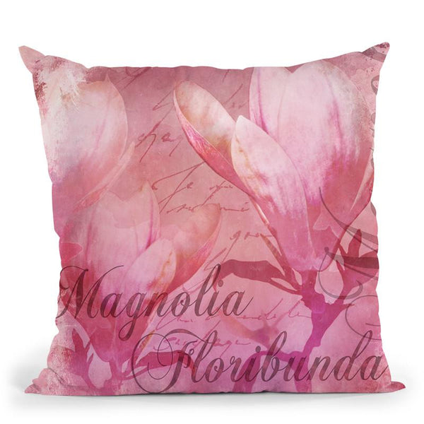 Magnolia Throw Pillow By Andrea Haase