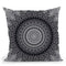 Mandala Grey White Throw Pillow By Andrea Haase