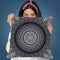 Mandala Grey White Throw Pillow By Andrea Haase