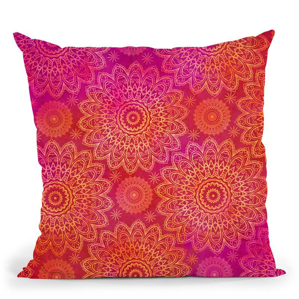 Mandala Pattern Iv Throw Pillow By Andrea Haase