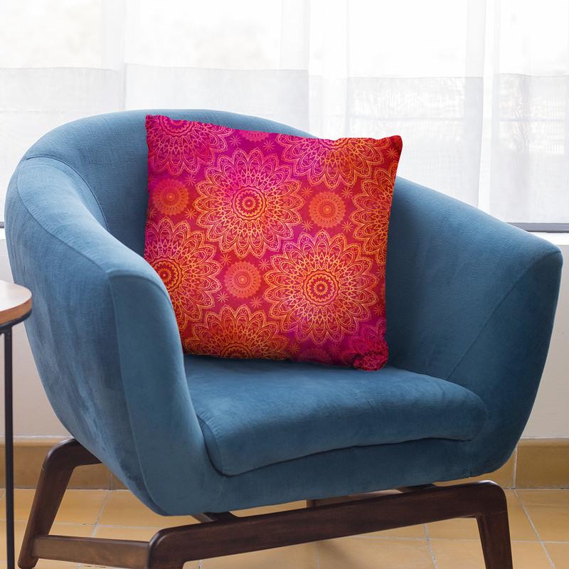 Mandala Pattern Iv Throw Pillow By Andrea Haase