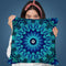 Mandala Seamless Green Throw Pillow By Andrea Haase