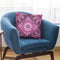 Mandala Seamless Pink Throw Pillow By Andrea Haase