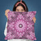 Mandala Seamless Pink Throw Pillow By Andrea Haase