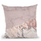 Marble And Concrete Pink Throw Pillow By Andrea Haase