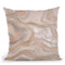 Marble Apricot Throw Pillow By Andrea Haase