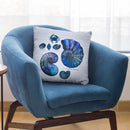 Maritim Blue Throw Pillow By Andrea Haase