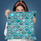 Mermaid Blue Iii Throw Pillow By Andrea Haase
