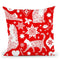 Merry Catmas Red I Throw Pillow By Andrea Haase