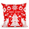 Merry Catmas Red Ii Throw Pillow By Andrea Haase