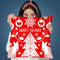 Merry Catmas Red Ii Throw Pillow By Andrea Haase