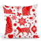 Merry Catmas Throw Pillow By Andrea Haase