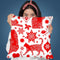 Merry Catmas Throw Pillow By Andrea Haase