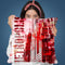 Metro Red Throw Pillow By Andrea Haase