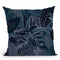 Midnight Blue Jungle Throw Pillow By Andrea Haase