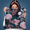 Moody Flowers I Throw Pillow By Andrea Haase